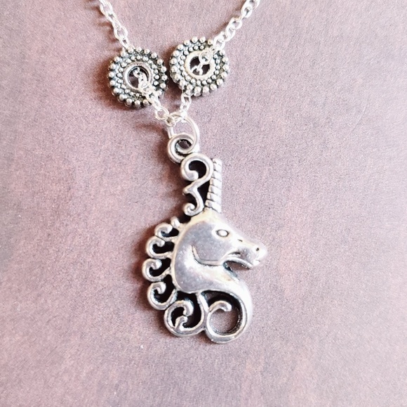 iamkimberlina Jewelry - š§µ3/$35 - Silver Plated Necklace w/ Unicorn Charm iamkimberlina Jewelry - š§µ3/$35 - Silver Plated Necklace w/ Unicorn Charm